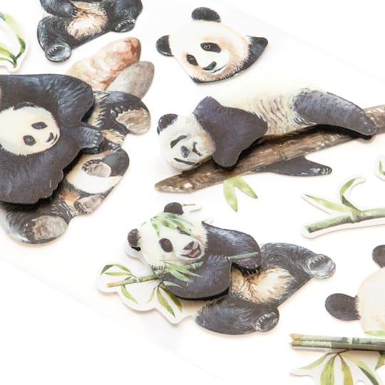 12 Pack: Pandas Dimensional Stickers by Recollections™